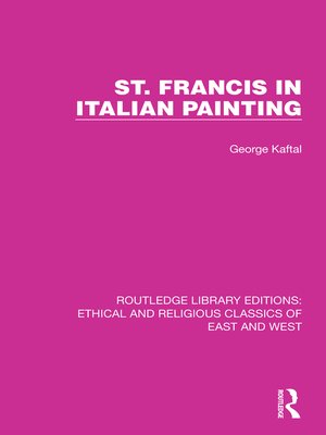 cover image of St. Francis in Italian Painting